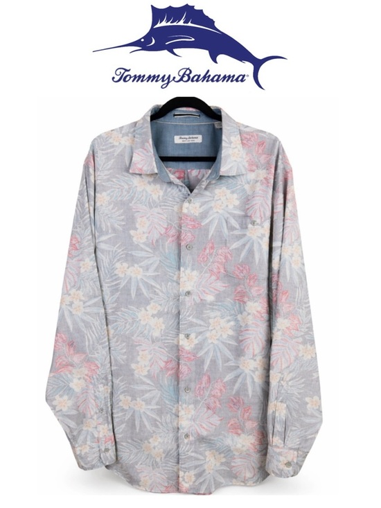 Tommy Bahama Other - Tommy Bahama Coastline Corduroy Montecito Fronds Long Sleeve Button Shirt 3XL